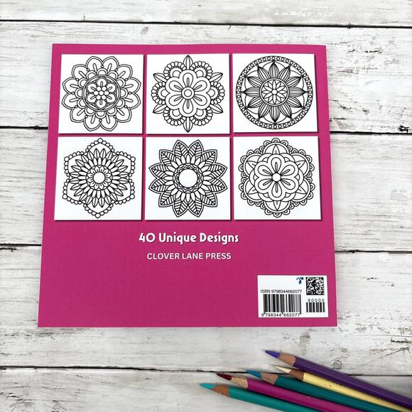Bold Mandala Coloring Book: 40 Easy Relaxation Designs - Picture 2 of 6